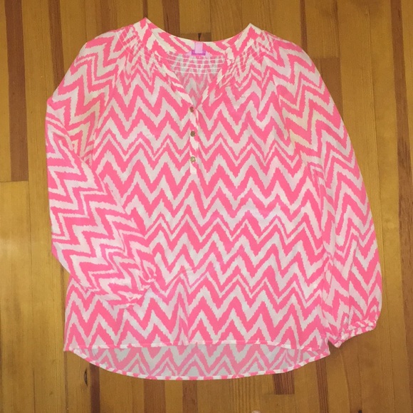 Lily Silk Shirt Size Medium - Picture 1 of 5